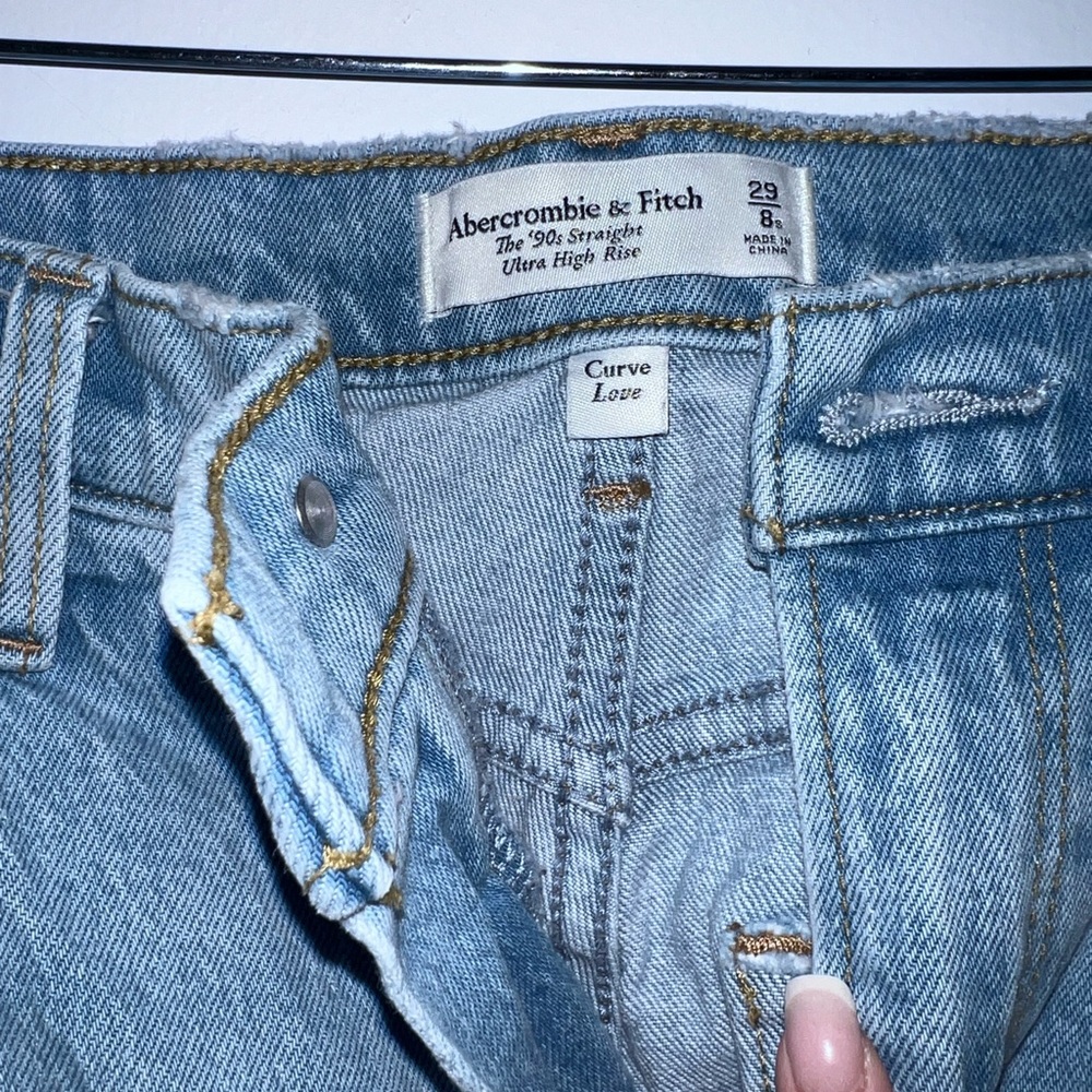 Abercrombie and fitch jeans 90s Straight Ultra High rise